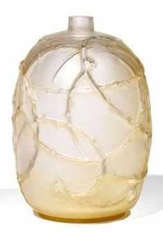 Rene Lalique Vase Eglantines