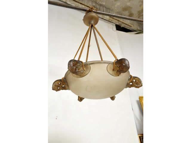 Rene Lalique Chandelier Eglantines