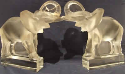 Rene Lalique Elephant Paperweight
