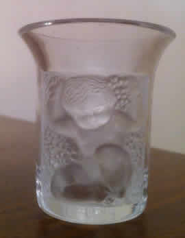 Rene Lalique Shot Glass Enfants
