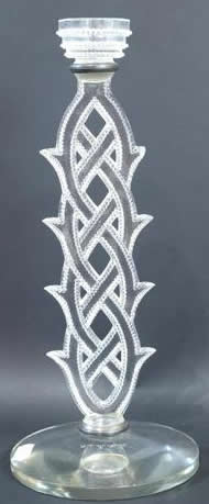 Rene Lalique Entrelacs Perles Candleholder