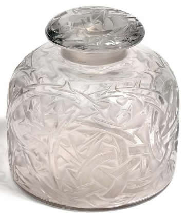 Rene Lalique Perfume Bottle Epines