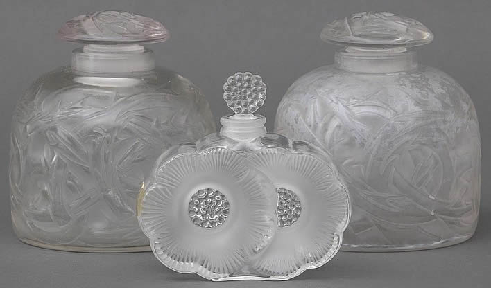 Rene Lalique Perfume Bottle Epines