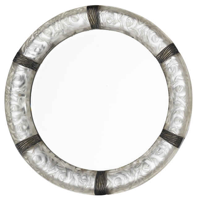 Rene Lalique Epines Mirror