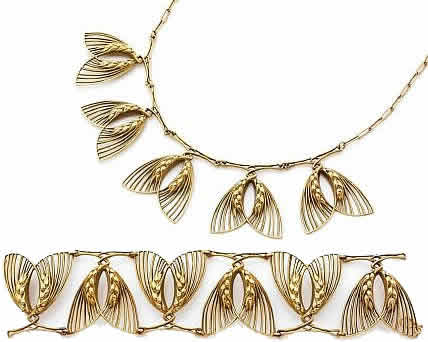 Rene Lalique Epis De Ble Et Volutes Necklace