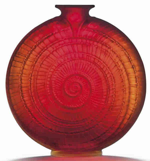 Rene Lalique Vase Escargot