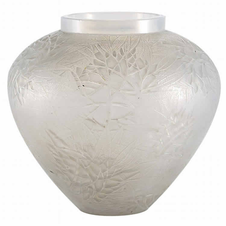 Rene Lalique Vase Esterel