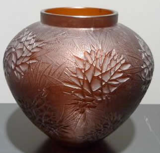 Rene Lalique Vase Esterel