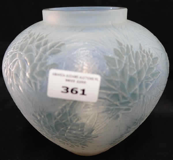 Rene Lalique Vase Esterel
