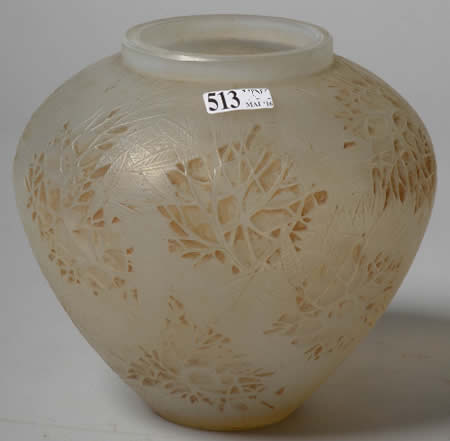 Rene Lalique Vase Esterel