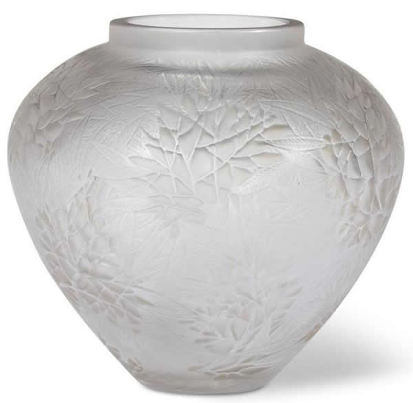 Rene Lalique Vase Esterel