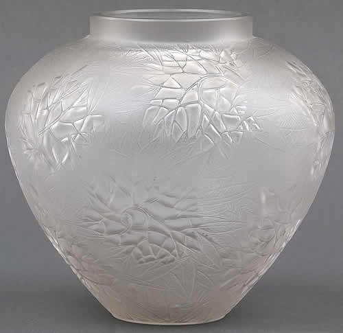 Rene Lalique Vase Esterel