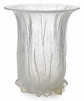 Rene Lalique Vase Eucalyptus