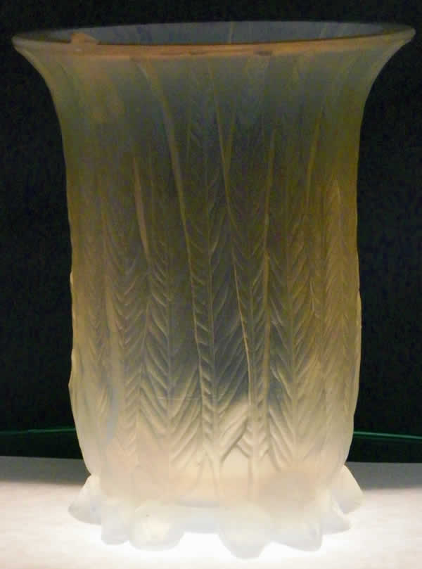 Rene Lalique Vase Eucalyptus