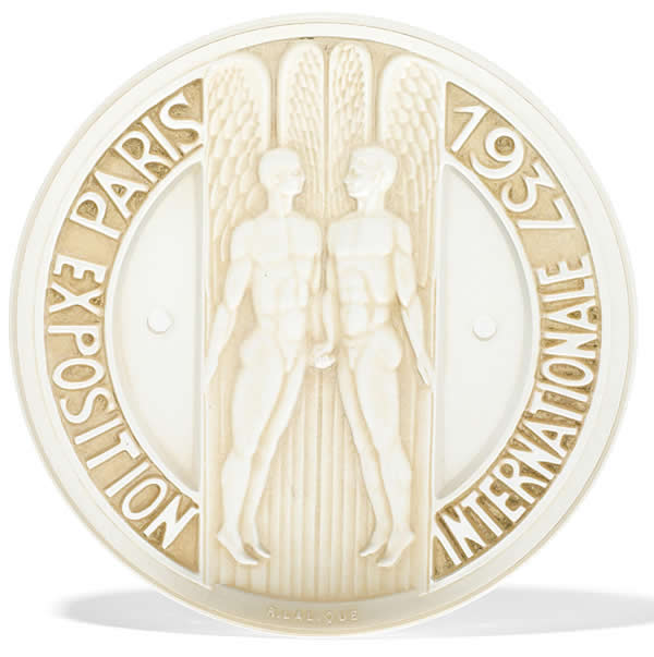 Rene Lalique Medallion Exposition Internationale Paris 1937