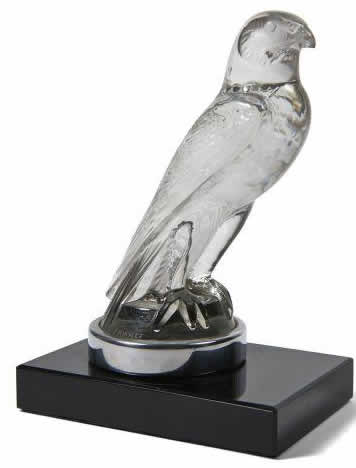 Rene Lalique Bookend Faucon