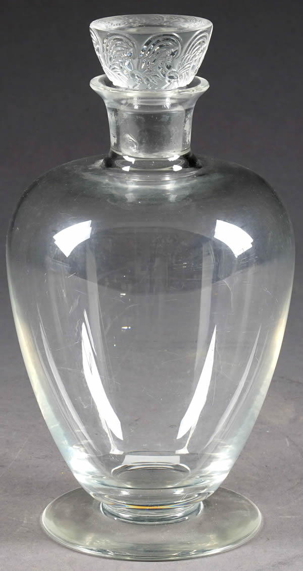 Rene Lalique Decanter Faverolles