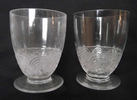 Rene Lalique Cocktail Glass Faverolles