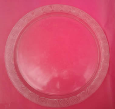 Rene Lalique Serving Tray Faverolles
