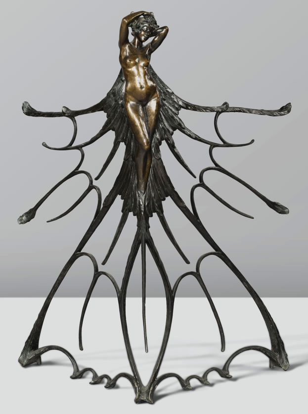 Rene Lalique Femme Ailee Balustrade