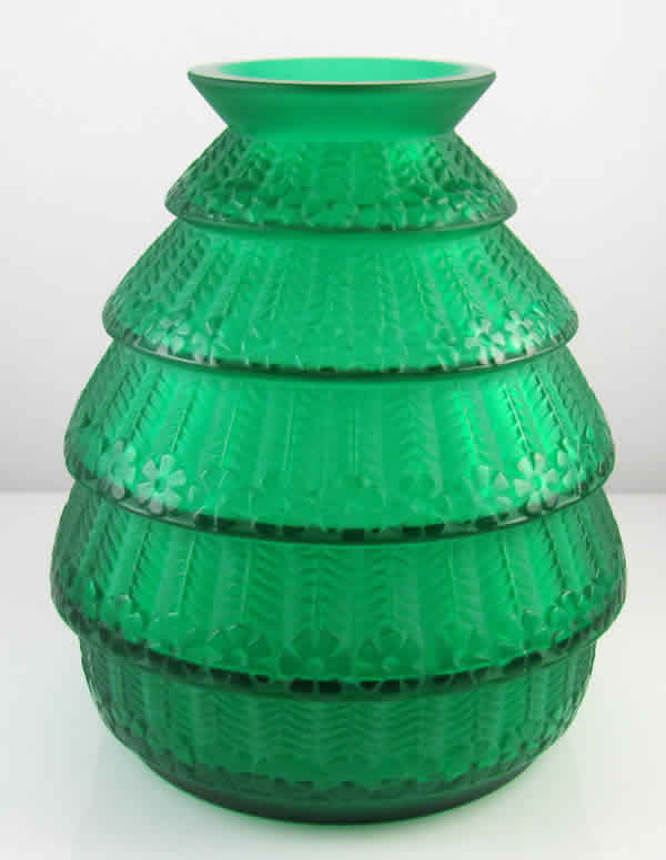 Rene Lalique Vase Ferrieres