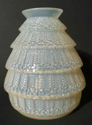 Rene Lalique Vase Ferrieres