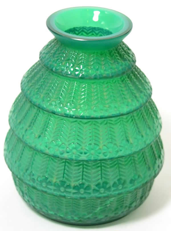 Rene Lalique Vase Ferrieres