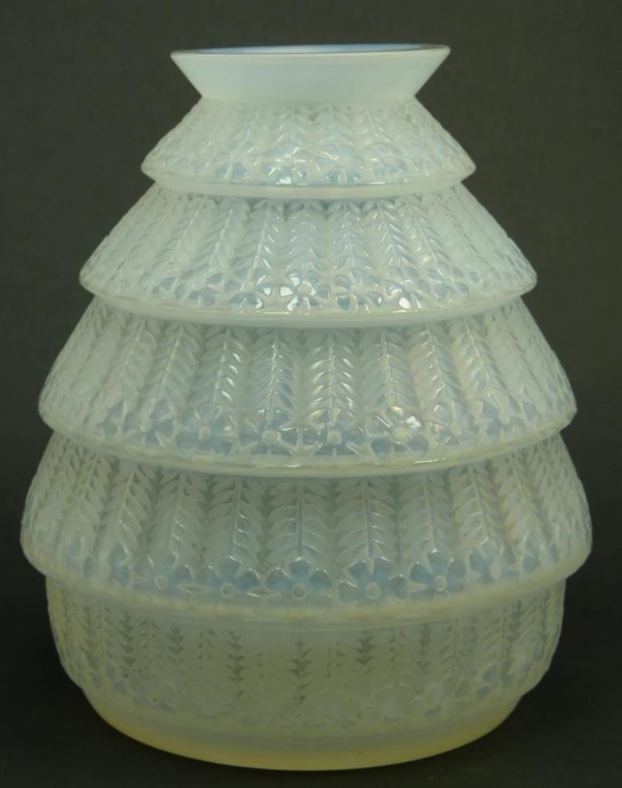 Rene Lalique Vase Ferrieres