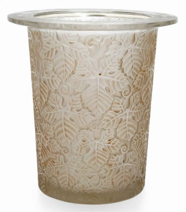 Rene Lalique Ice Bucket Feuilles De Vigne