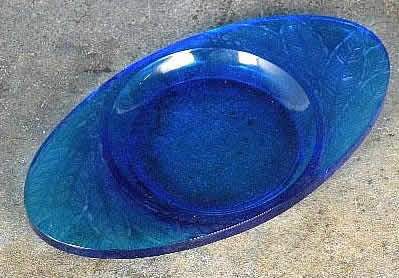 Rene Lalique Feuilles Ashtray