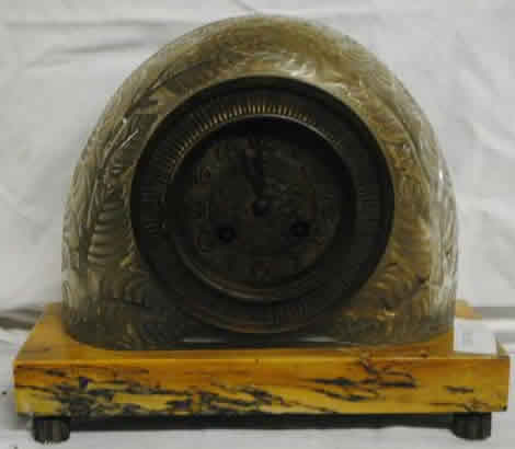 Rene Lalique Clock Feuilles