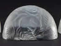 Rene Lalique Feuilles Menu Holder