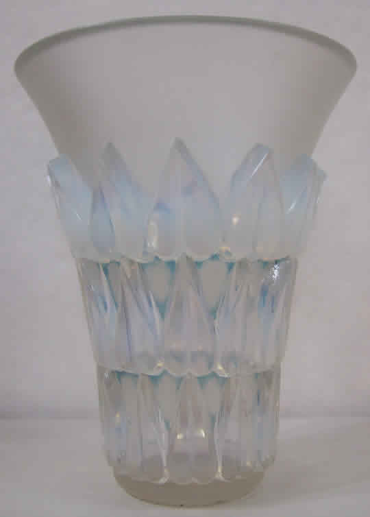 Rene Lalique Vase Feuilles