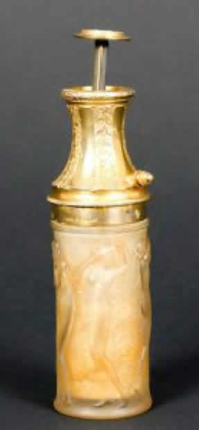 Rene Lalique Atomizer Figurines Drapees Dansant