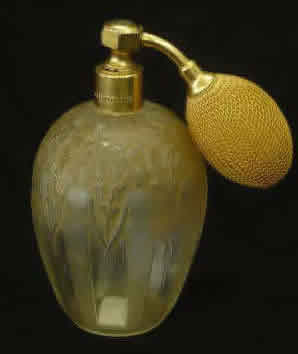 Rene Lalique Figurines Et Branches Fleuries Atomizer