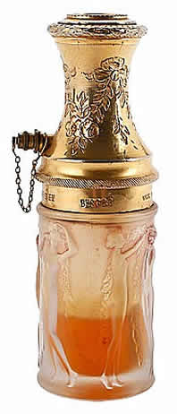 Rene Lalique Atomizer Figurines Et Garlandes