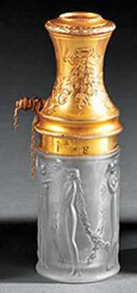 Rene Lalique Atomizer Figurines Et Guirlandes