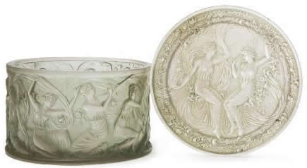 Rene Lalique Box Figurines Et Voiles