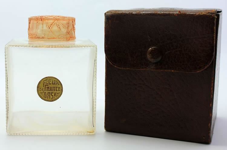 Rene Lalique Perfume Bottle Fleur De France