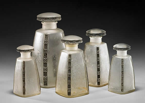 Rene Lalique Perfume Bottle Fleurettes