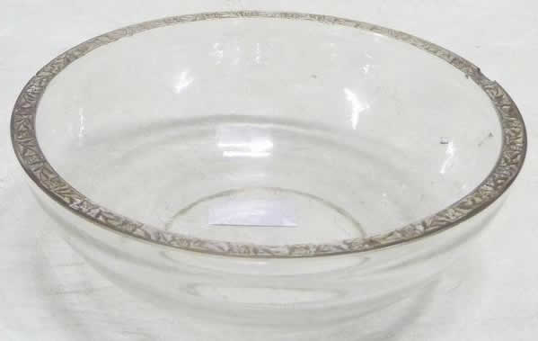 Rene Lalique Sponge Bowl Fleurettes