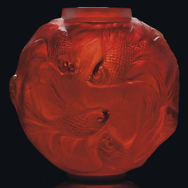 Rene Lalique Vase Formose
