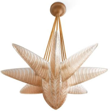 Rene Lalique Chandelier Fougeres