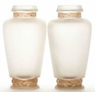 Rene Lalique Frise Aigles Vase