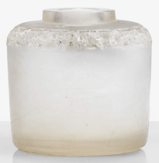 Rene Lalique Frise De Fleurs Cire Perdue Covered Vase