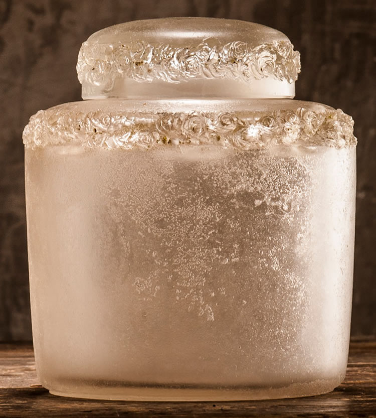 Rene Lalique Frise Entrelacs De Roses Cire Perdue Vase