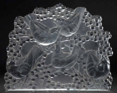 Rene Lalique Fronton Moineaux Mirror