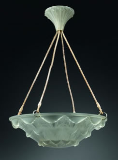 Rene Lalique Gaillon Chandelier
