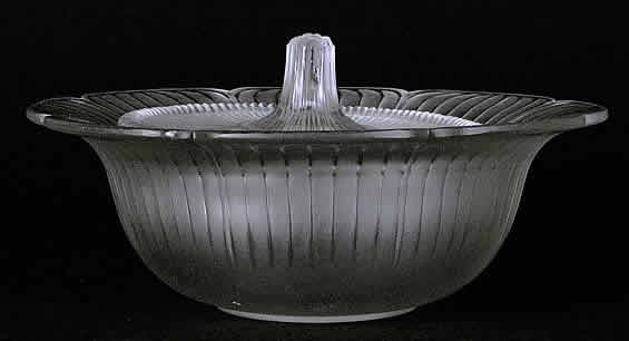 Rene Lalique Covered Bowl Gatinais