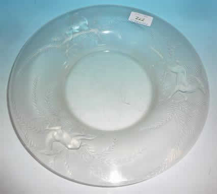 Rene Lalique Bowl Gazelles
